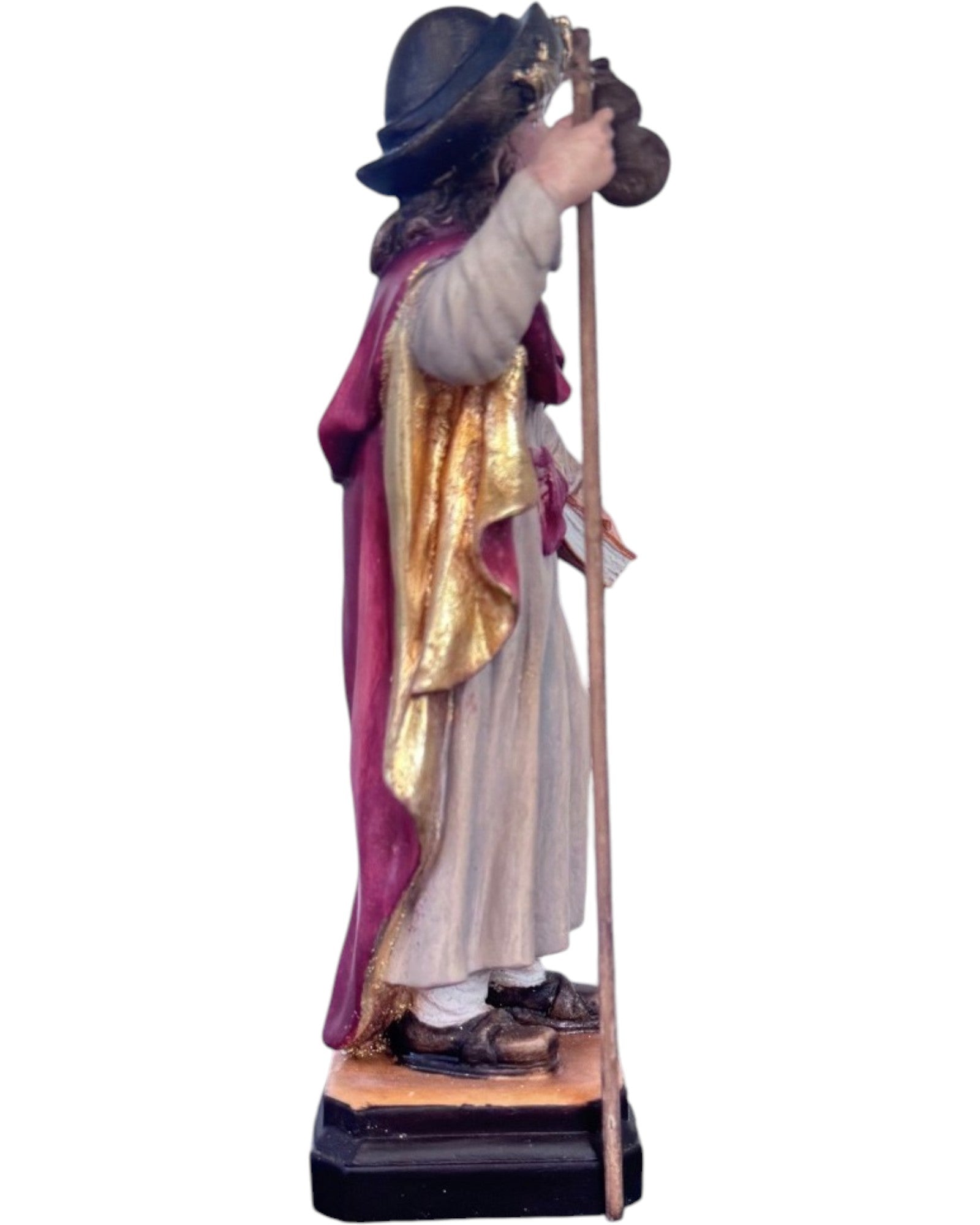 Statua di San Giacomo di Compostela in legno | Dolfi
