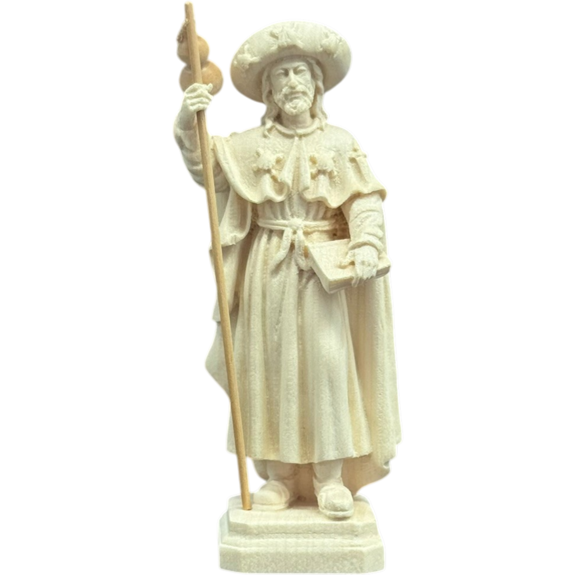 Saint James of Compostela Wooden Statue – Camino de Santiago 