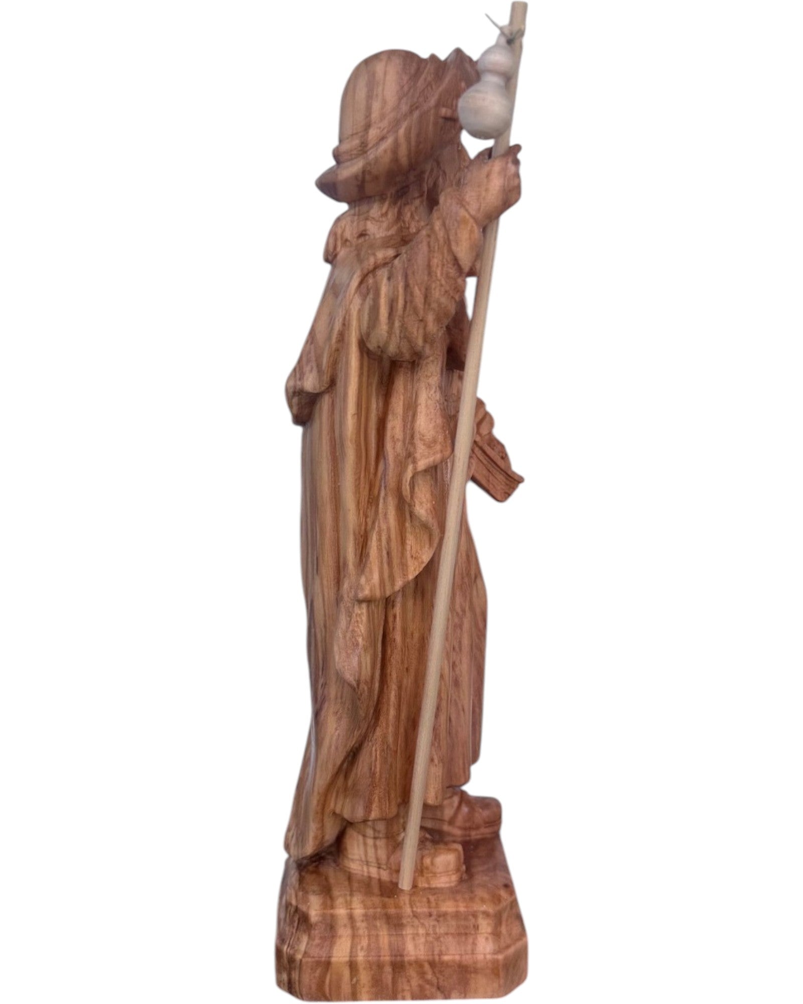 Saint James of Compostela Wooden Statue – Camino de Santiago 