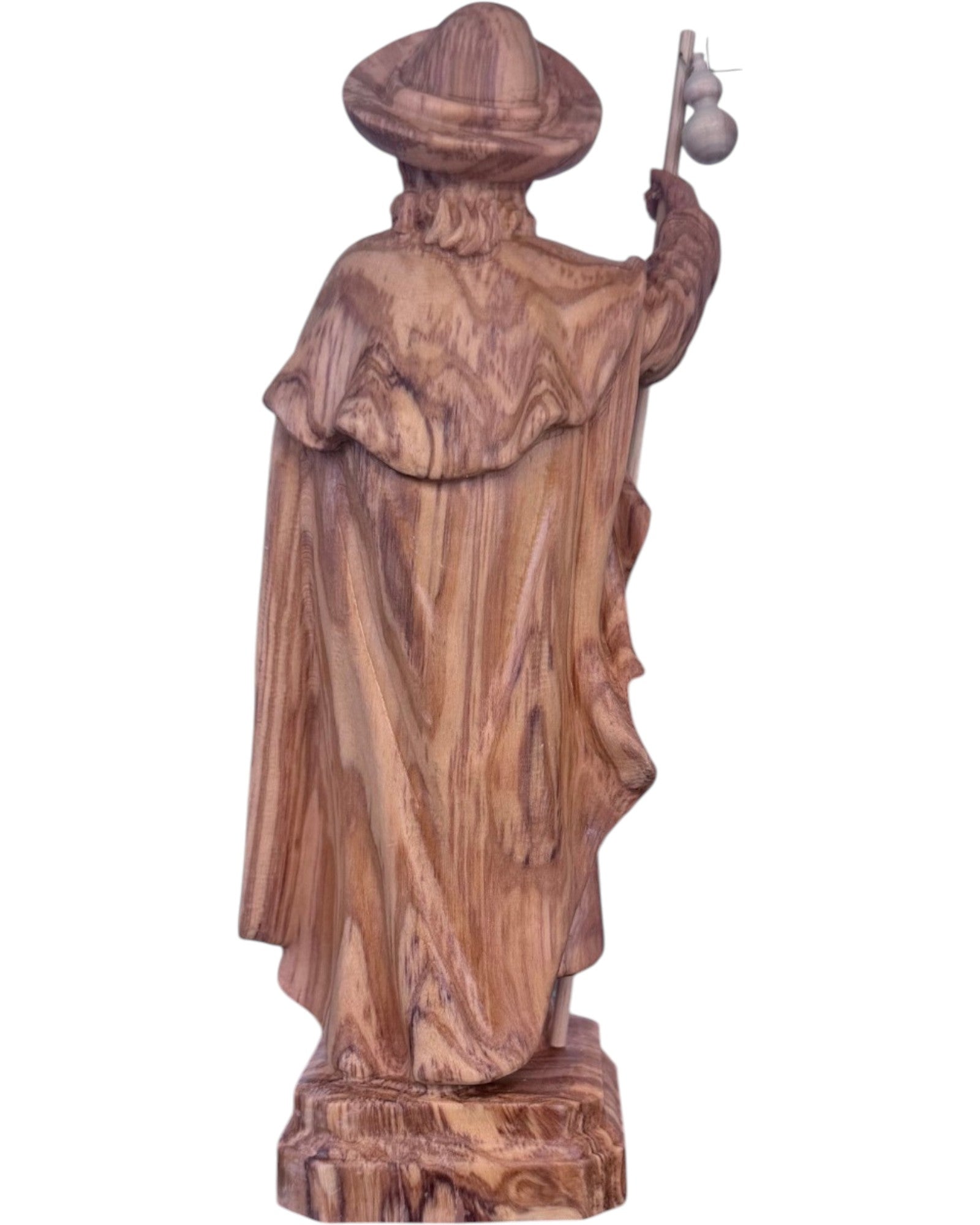 Saint James of Compostela Wooden Statue – Camino de Santiago 