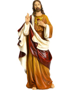 Heiligster Herz Jesus Statue aus Kunststoff
