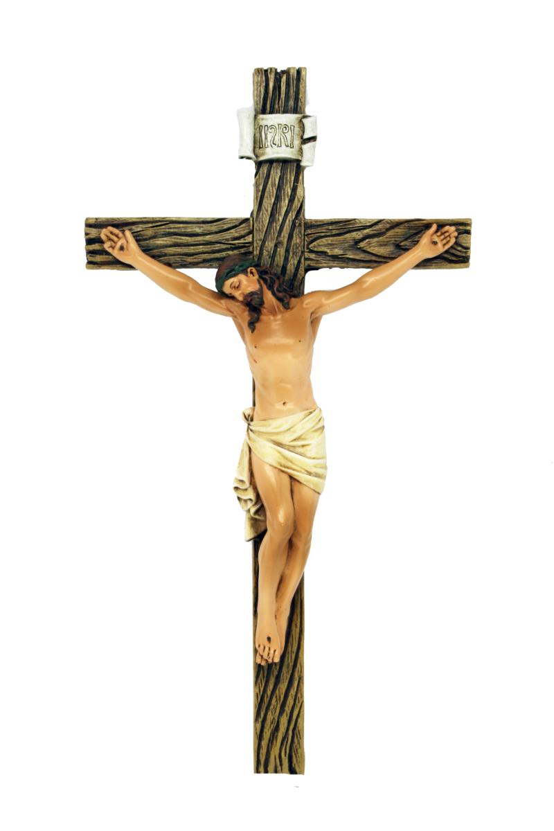Crucifix en pulpe de bois