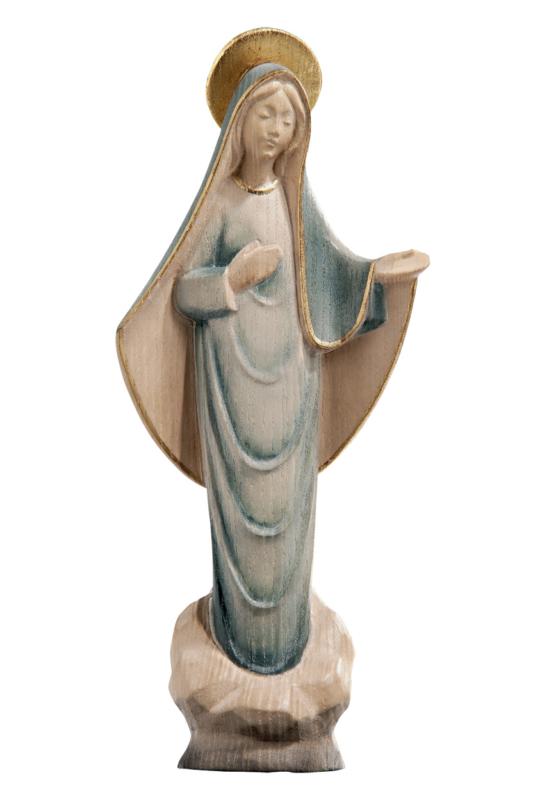 Madonna Medjugorje stilisiert geschnitzt