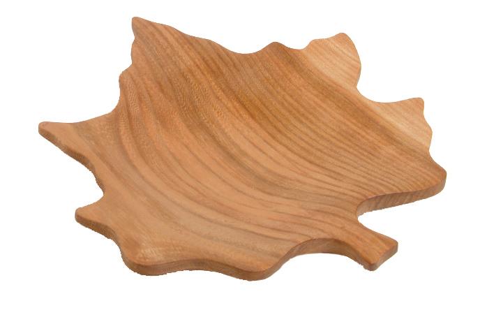 Ahornblatt Schale aus Holz 24 x 23 cm