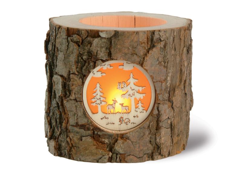 Porte-lanterne en bois