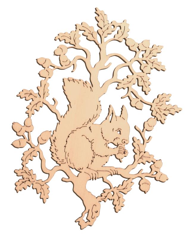 Fensterschmuck Holz 12 x 16 cm