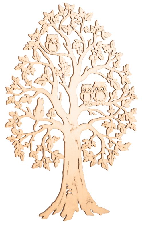 Fenster Schmuck aus Holz 18 x 28 cm