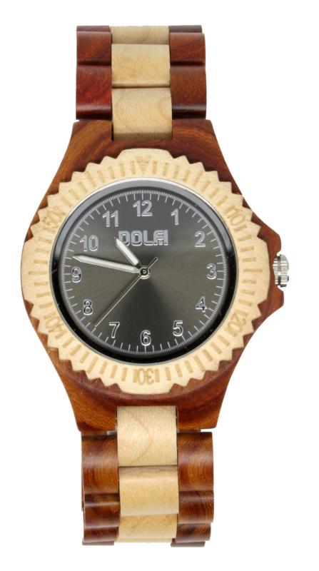 Montre en bois bicolore, Lienzo