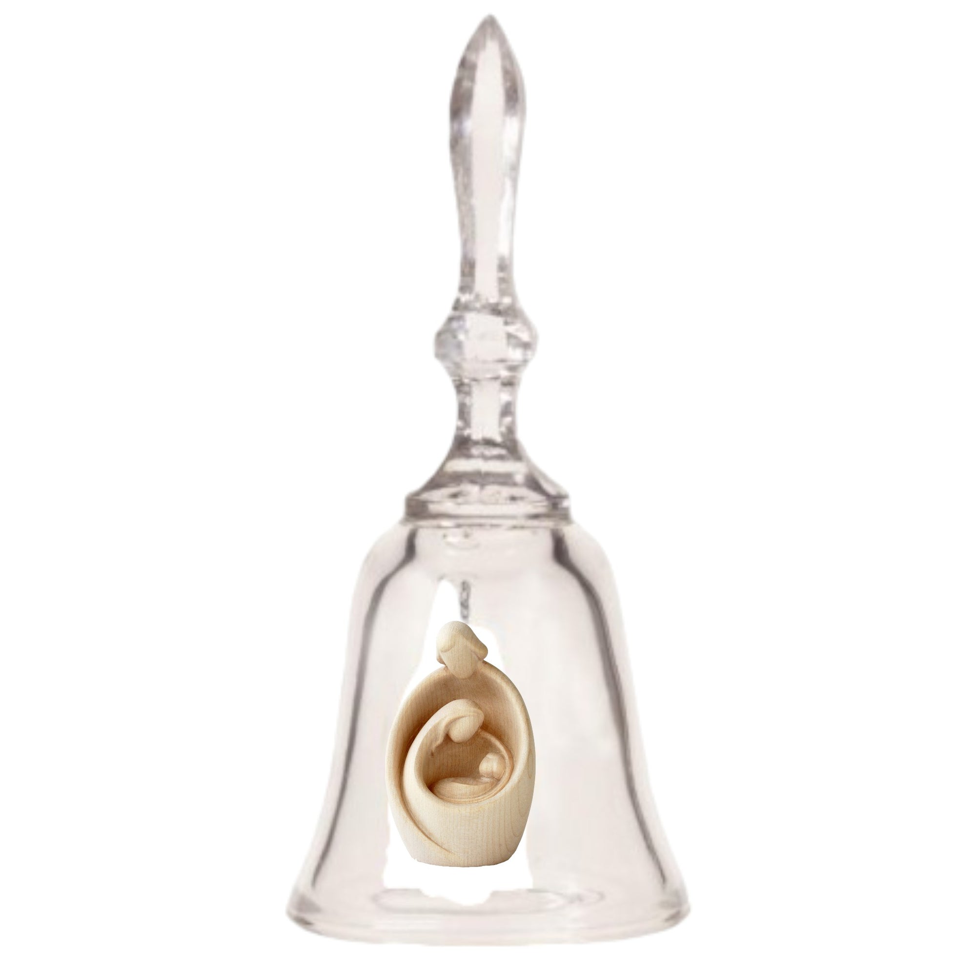 Cloche en Cristal avec Crèche Moderne