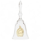 Cloche en cristal et Sainte Famille en bois