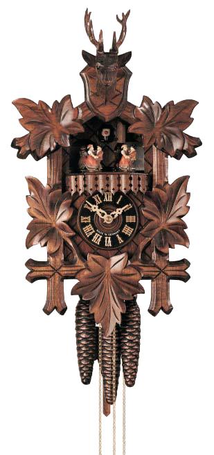Kuckucksuhr mit Tänzer