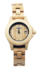 Orologio da Donna in Legno Sunday | Dettagli Eleganti e Cristalli Swarovski.