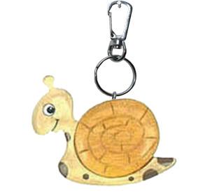 Porte-clés escargot en bois