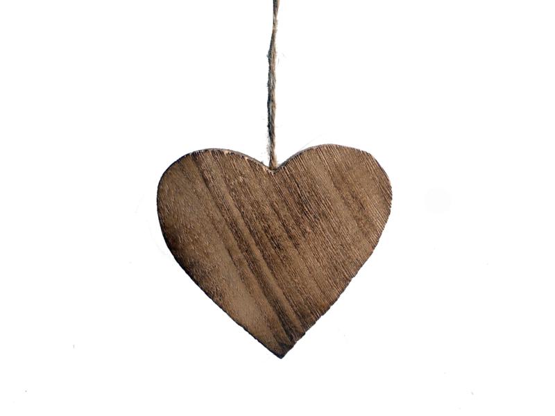 Herz Holz zum hängen 13 cm