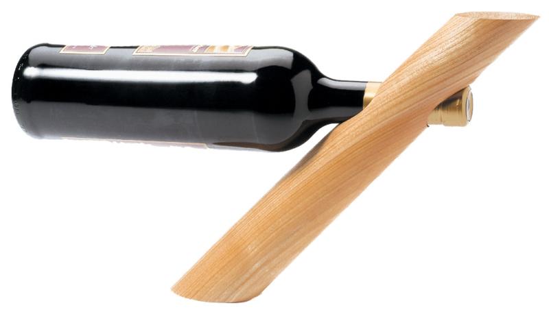 Weinflaschenhalter aus Holz
