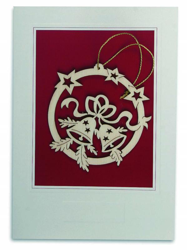Carte de Noël avec Décorations de Cloches