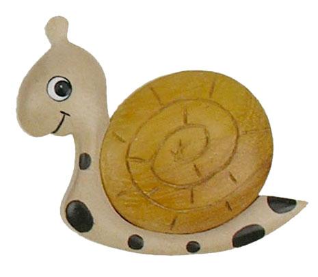 Aimant Escargot en bois