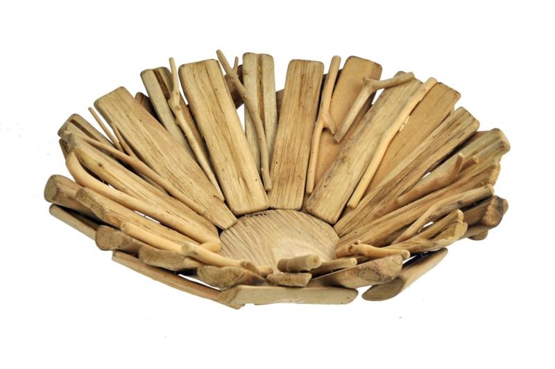 Corbeille à fruits en bois rustique
