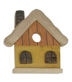 Drewniany magnes w kształcie domku, 4 cm | DOLFI