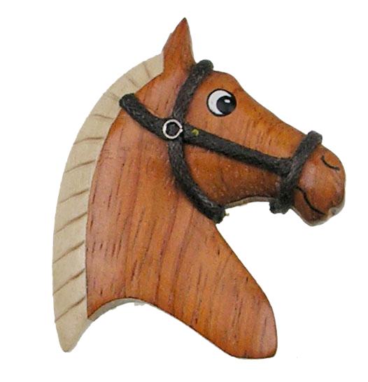 Tête de cheval - Aimant Dolfi