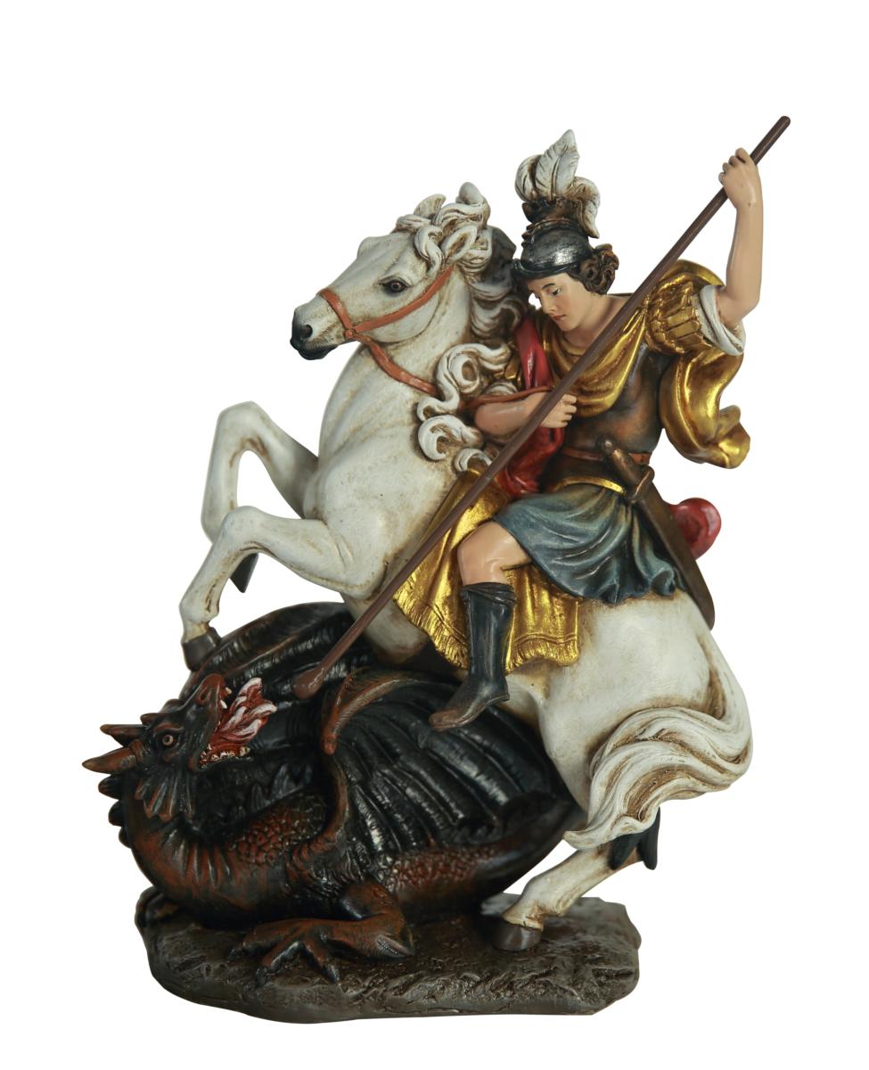 Saint Georges en pâte de bois