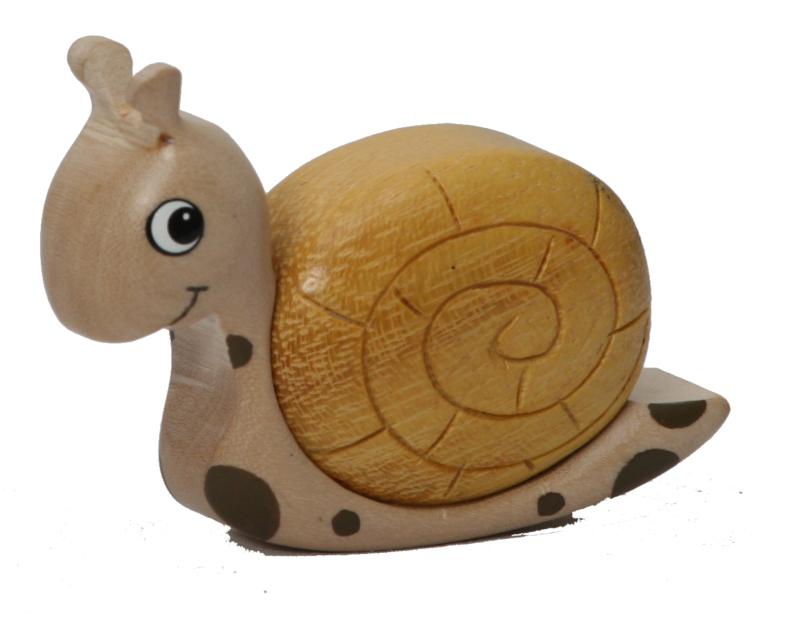 Petit escargot en bois de Dolfi