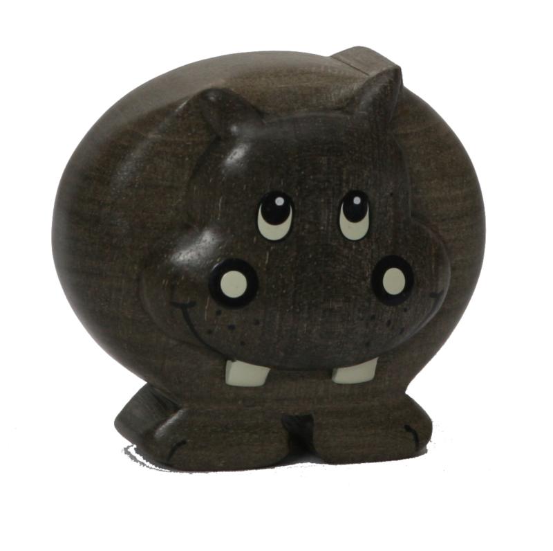 Le petit hippopotame en bois de Dolfi