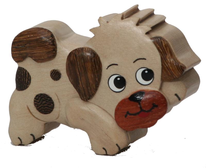 Le petit chien en bois de Dolfi