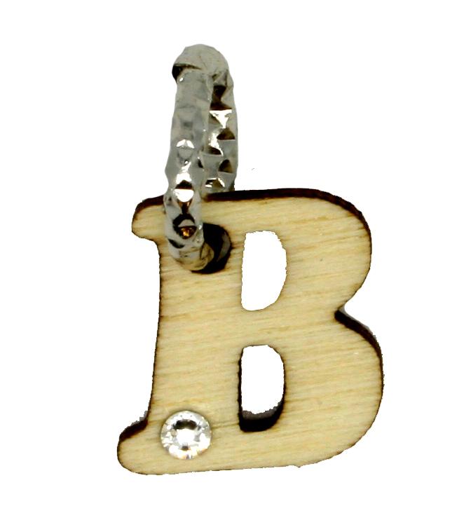 Charm avec la lettre B 6 pièces