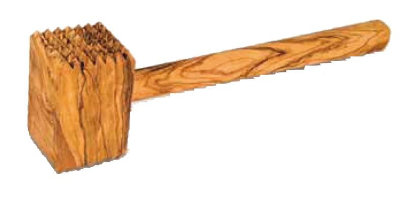 Salière en bois d'olivier