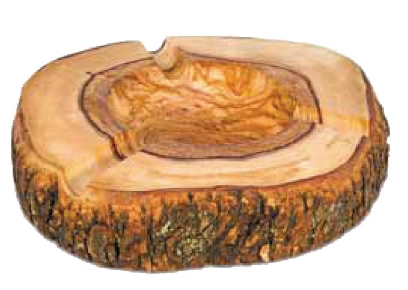 Cendrier en bois d'olivier