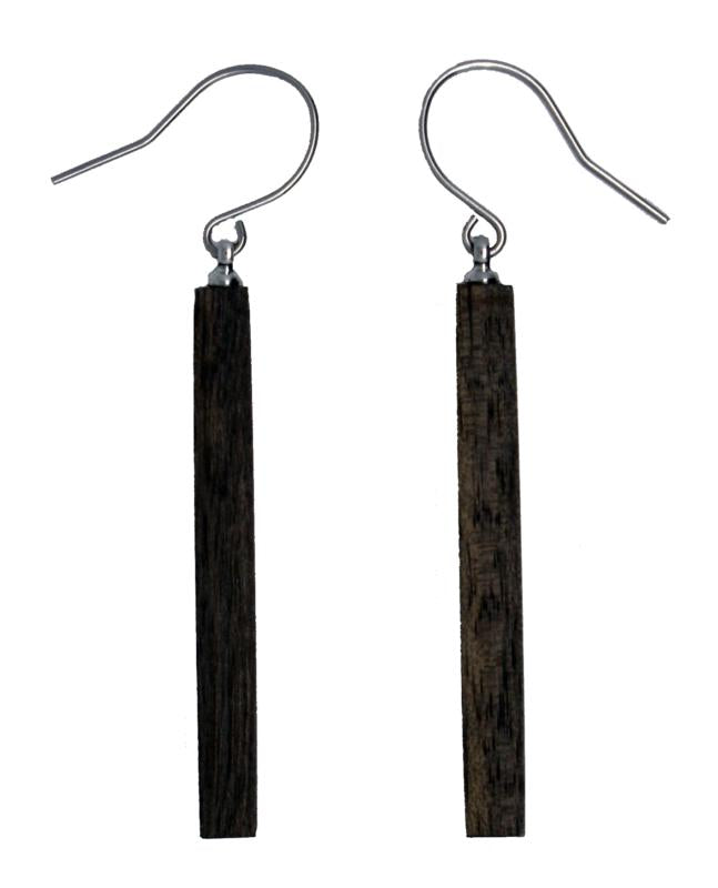 Boucles d'oreilles en bois