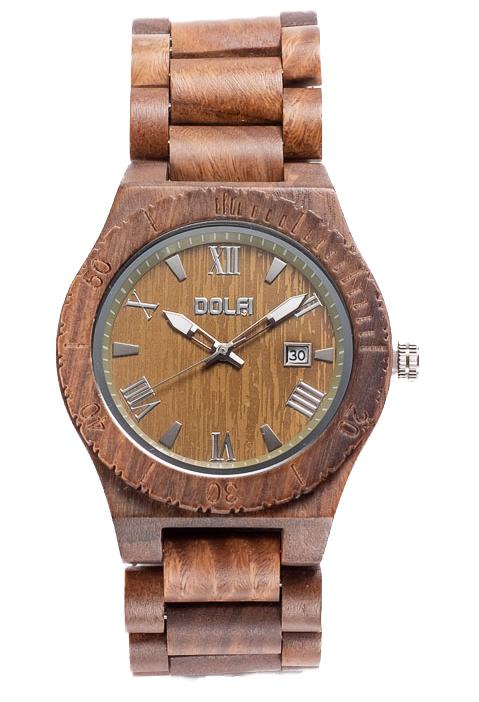 Montre en bois de santal pour hommes, Tuareg