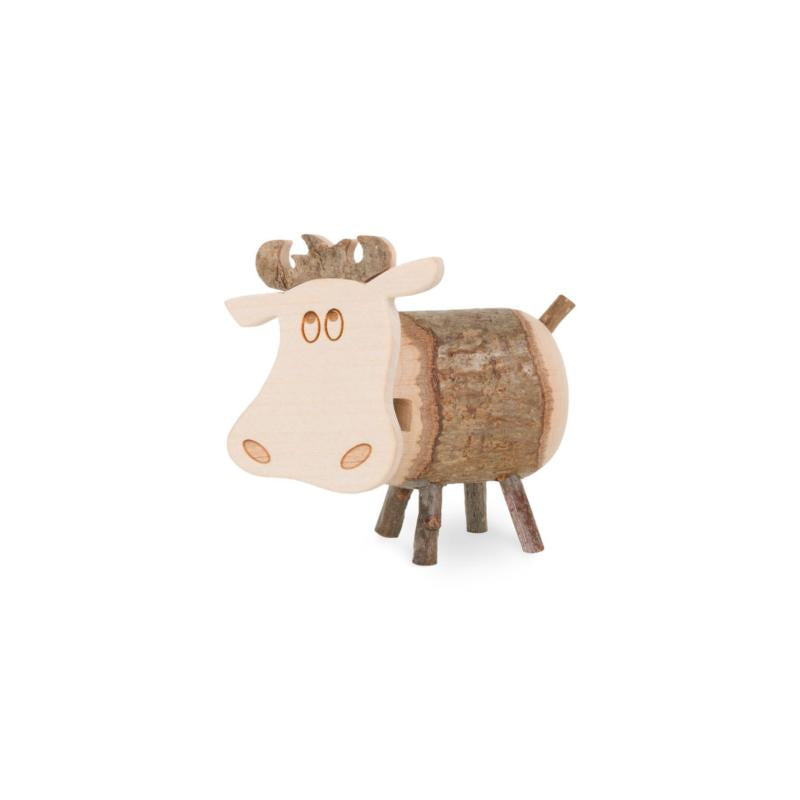 Vache en bois 7 cm