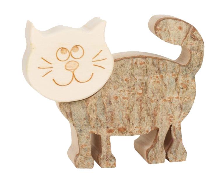 Chat en bois 4,5 cm