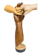Croix de paix en bois de tau