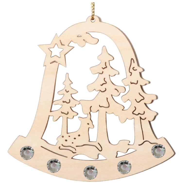 Cloche orignal avec cristaux Swarovski