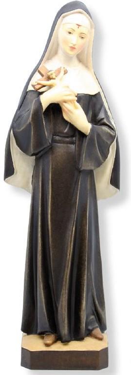 Statue Sainte Rita de Cascia avec livre