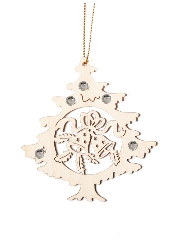 Arbre avec cloches et cristaux Swarovski