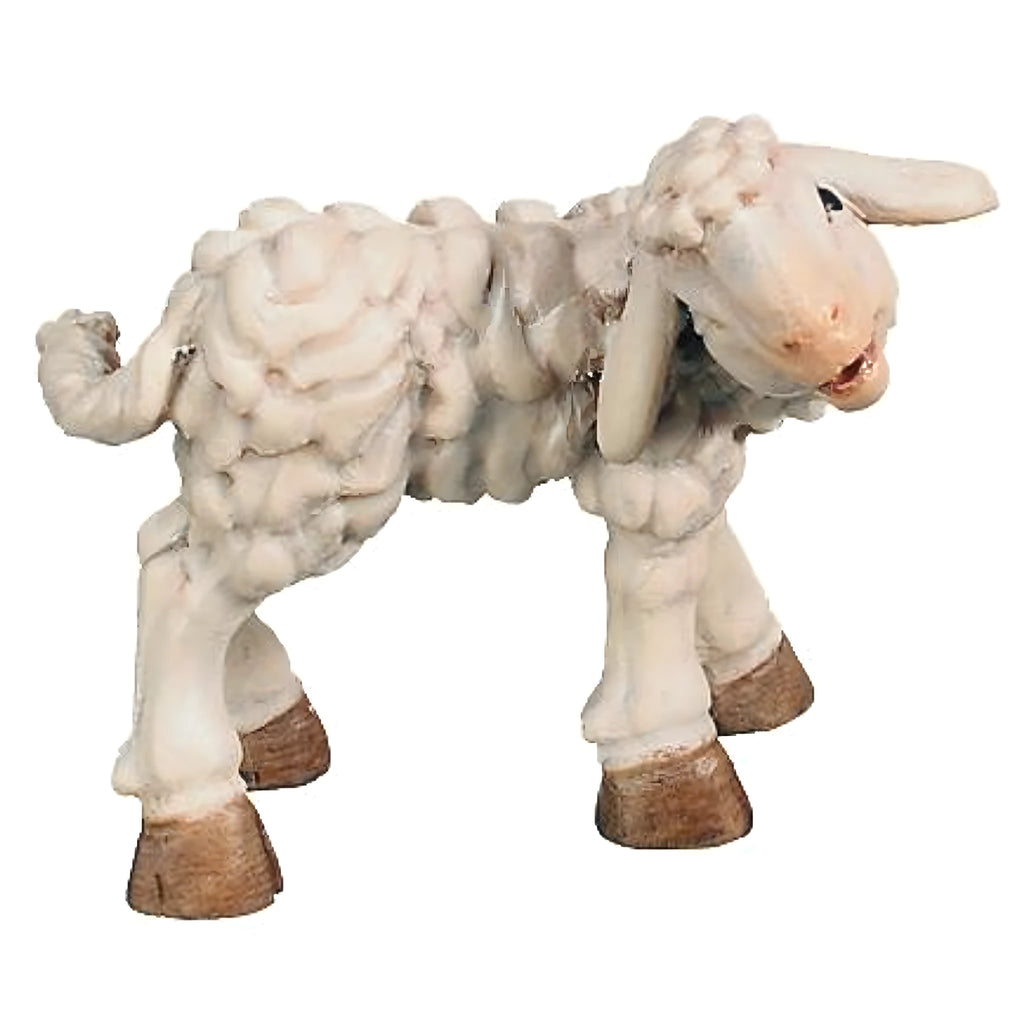 Ahorn-Holzschaf, handgefertigt, Grödner Tal | Heilige Statue