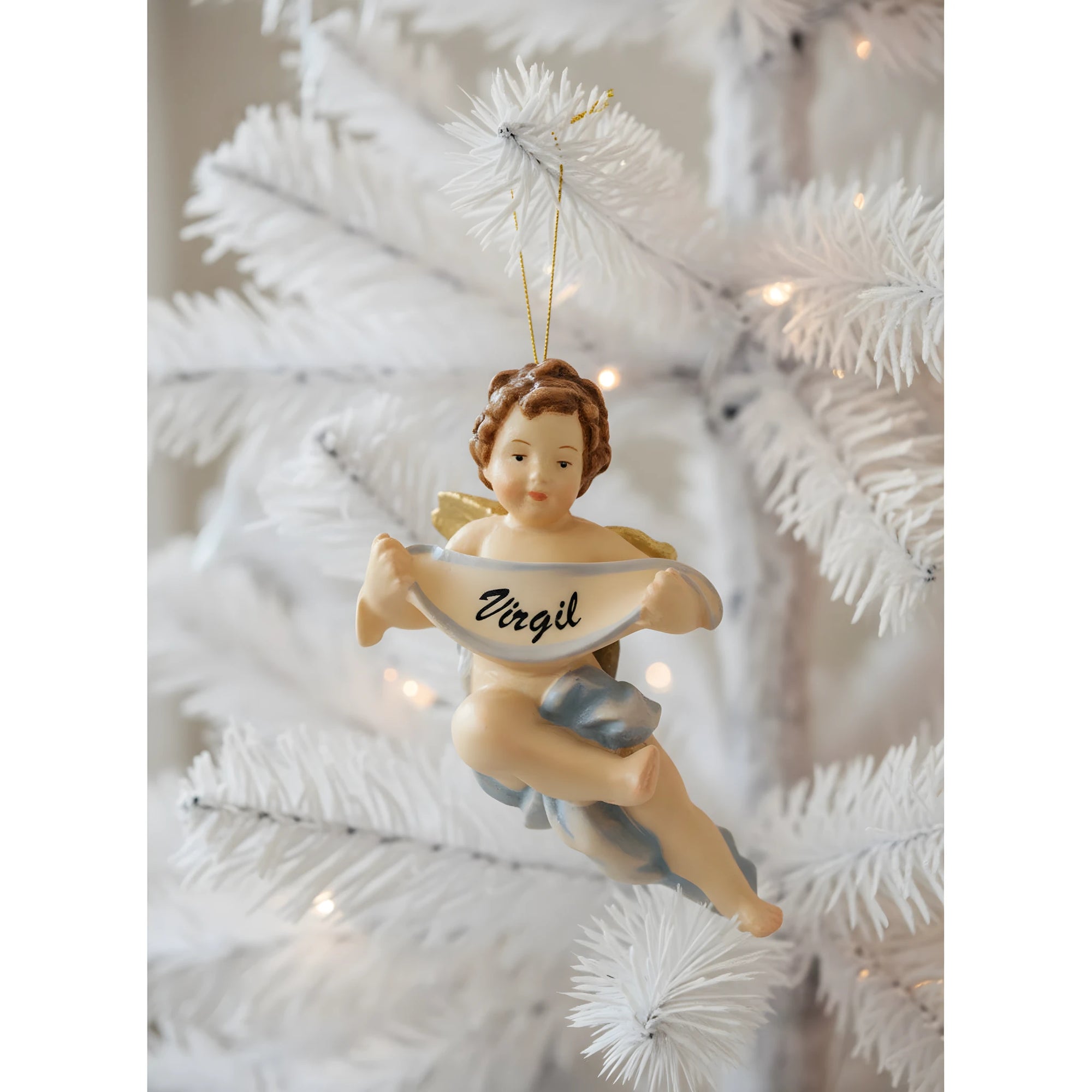 Angelo custode in legno