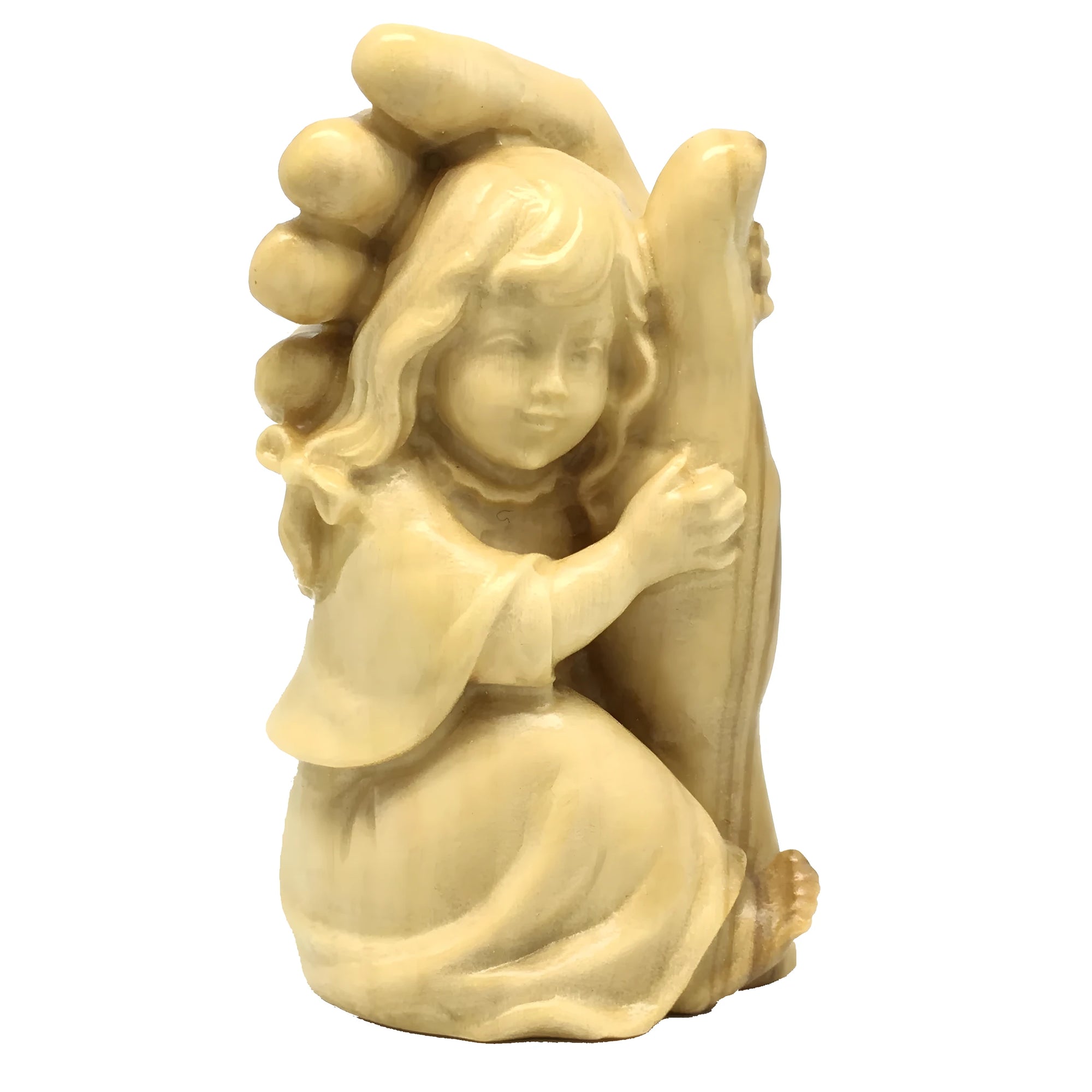 Guardian Angel Protects Baby – Val Gardena Wood Carving