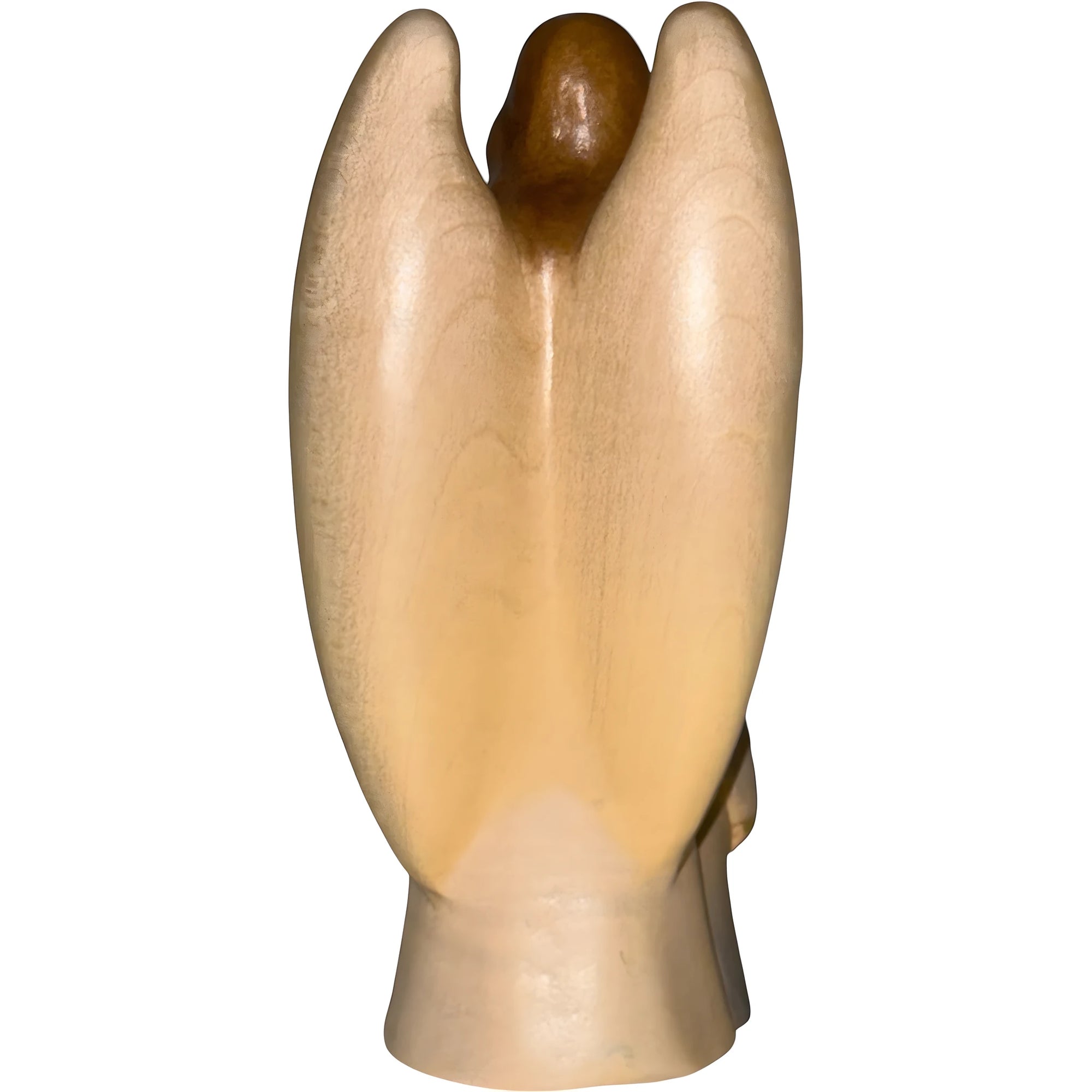 Guardian Angel with Children: Maple Wood Sculpture from Val Gardena