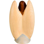 Rzeźbiony Anioł Stróż z Dzieckiem z drewna klonowego