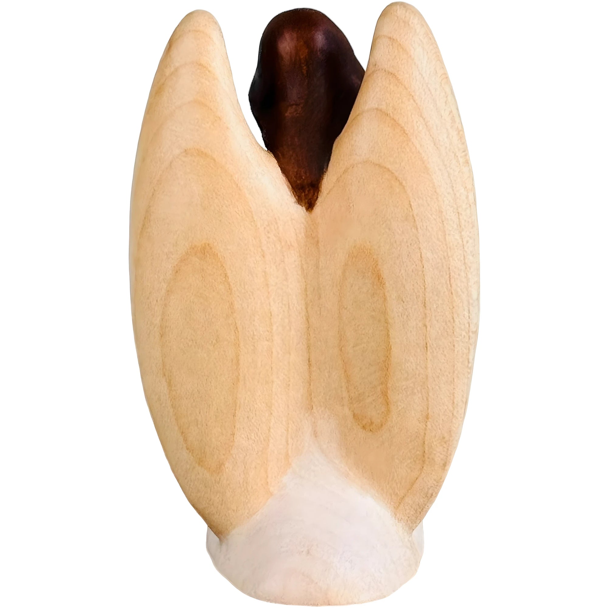 Guardian Angel with Child Hand-carved in Maple Wood