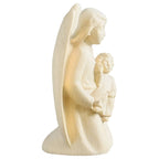 Guardian Angel with Child Hand-carved in Maple Wood
