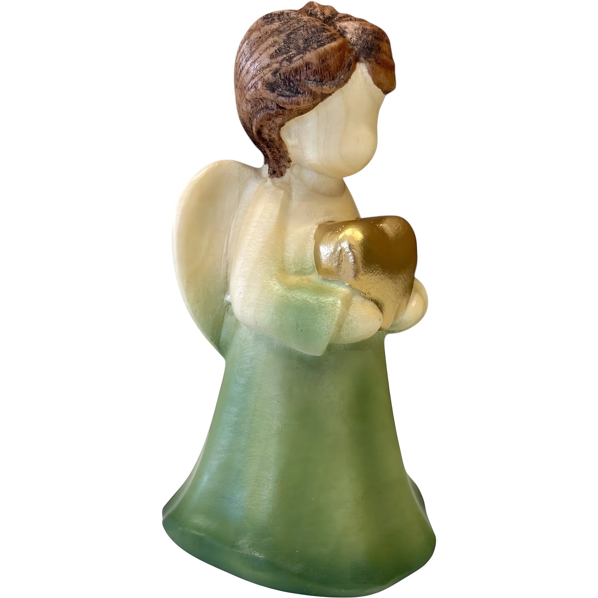 Angel of the Heart – Modern Wooden Sculpture