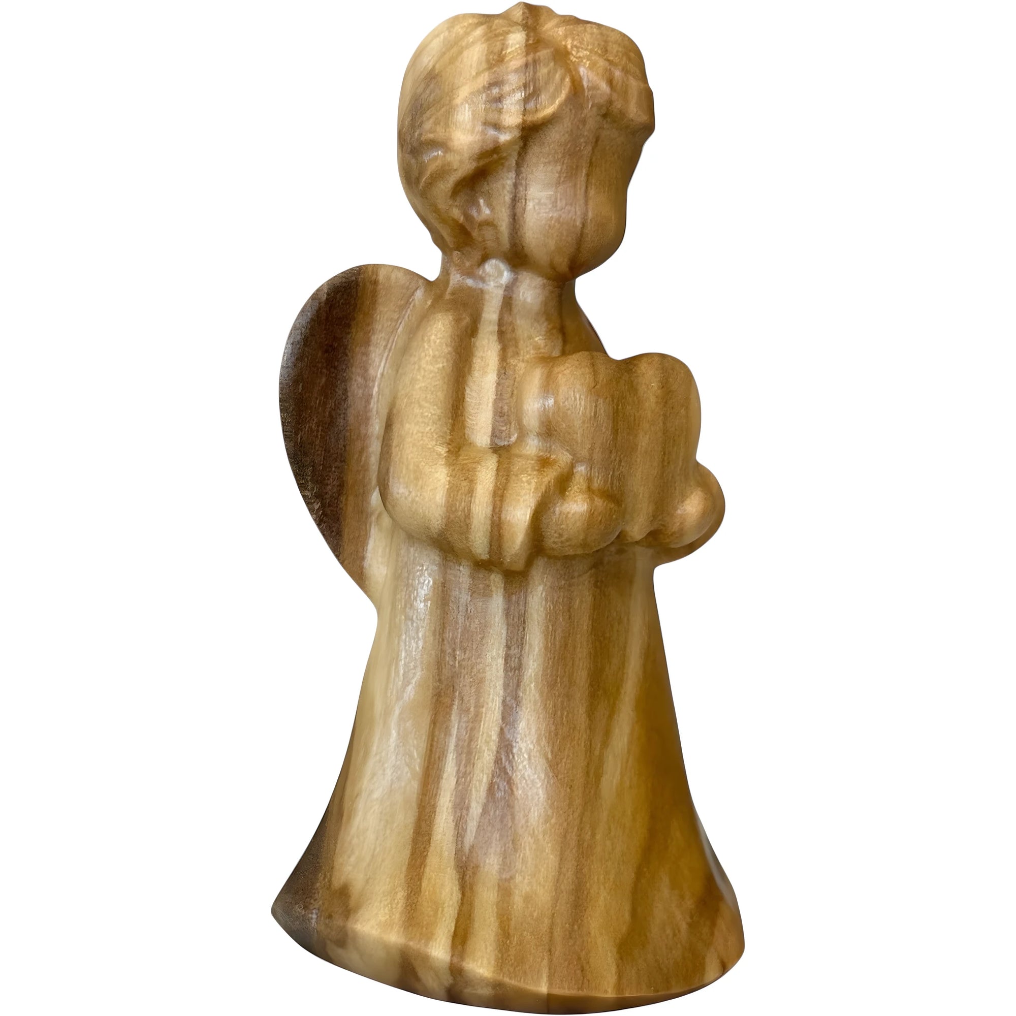 Angel of the Heart – Modern Wooden Sculpture