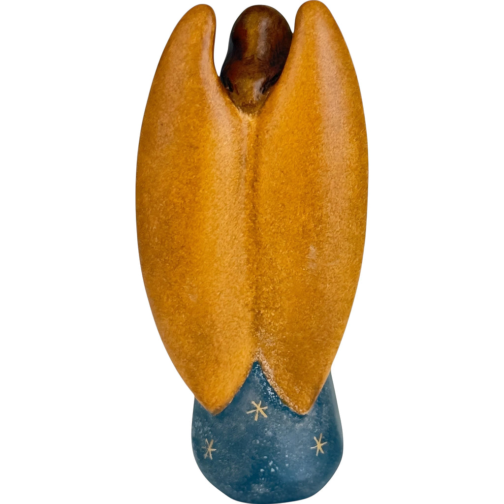 Ángel de Gloria de Madera de Arce para tu Belén Artesanal