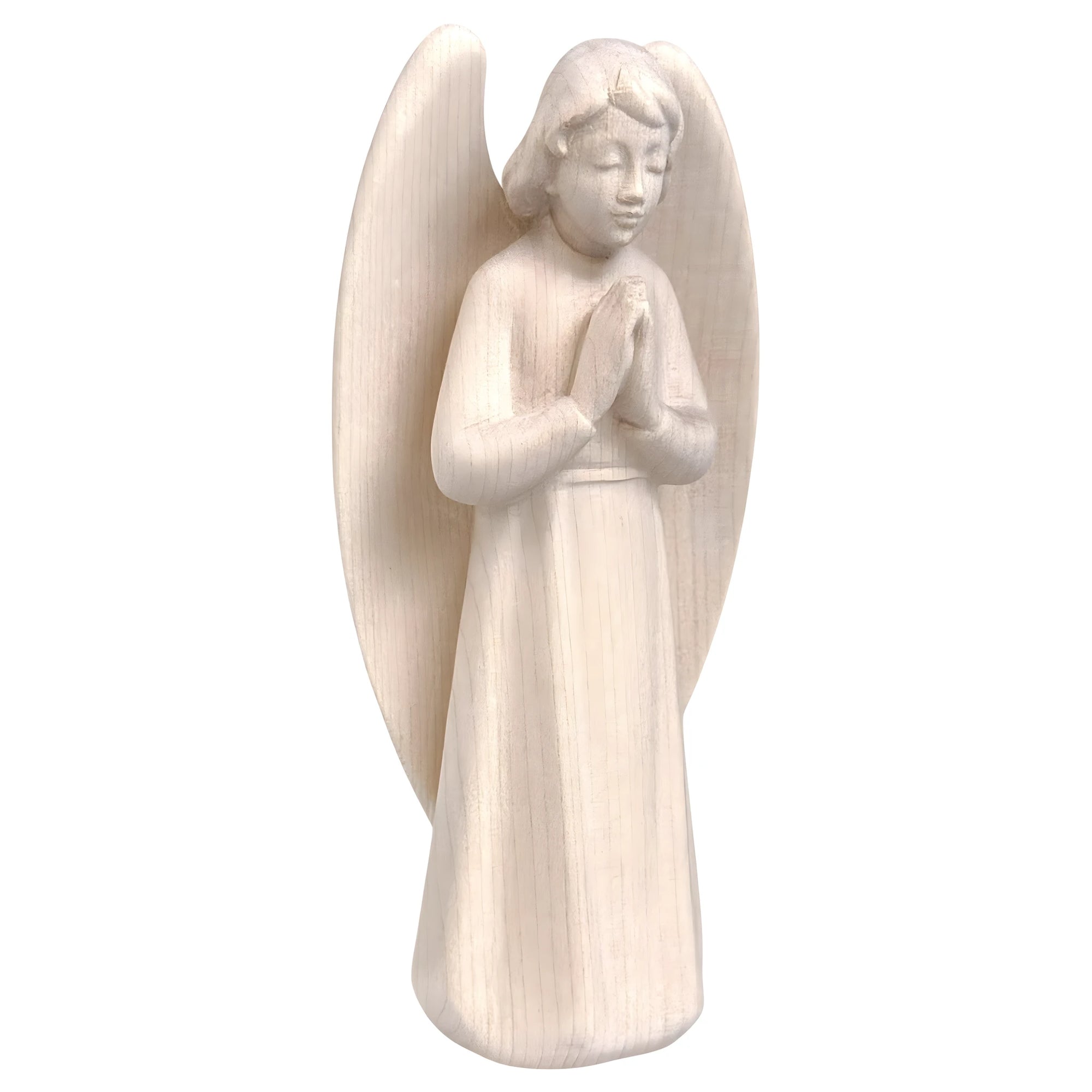 Gloria Angel carved in wood - color